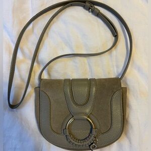 See by Chloé Mini Hana Taupe Shoulder Bag